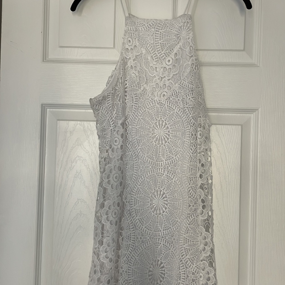 Francesca’s - White Halter Dress